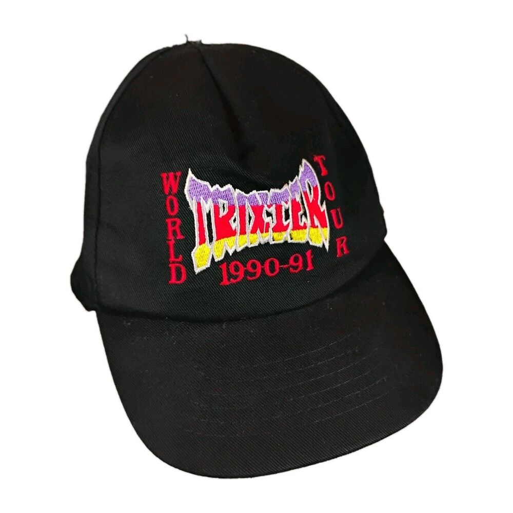 Vintage TRIXTER World Tour 1990-91 Ball Cap Hat by Sportcap - Needs TLC/ Repair
